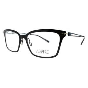 Aspire Achieved Black 51-16-140mm Eyeglasses FRAMES ONLY - NEW CONDITION
